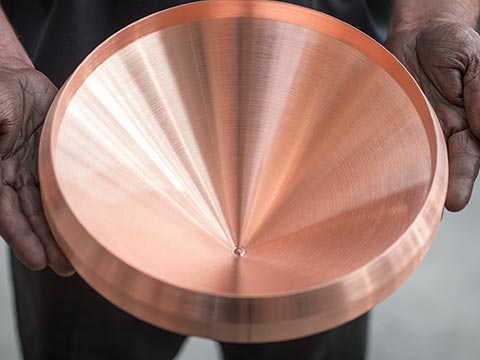 CNC Products: copper spun product
